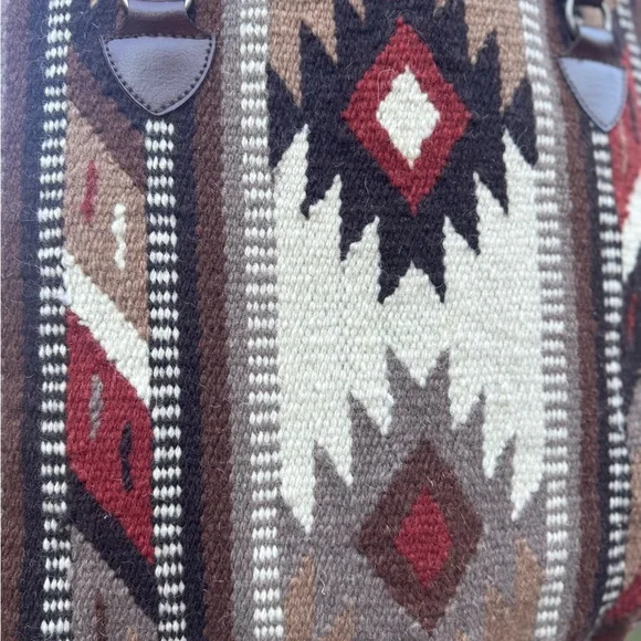 Southwestern Wool Hand Bag - Picture 2 of 5